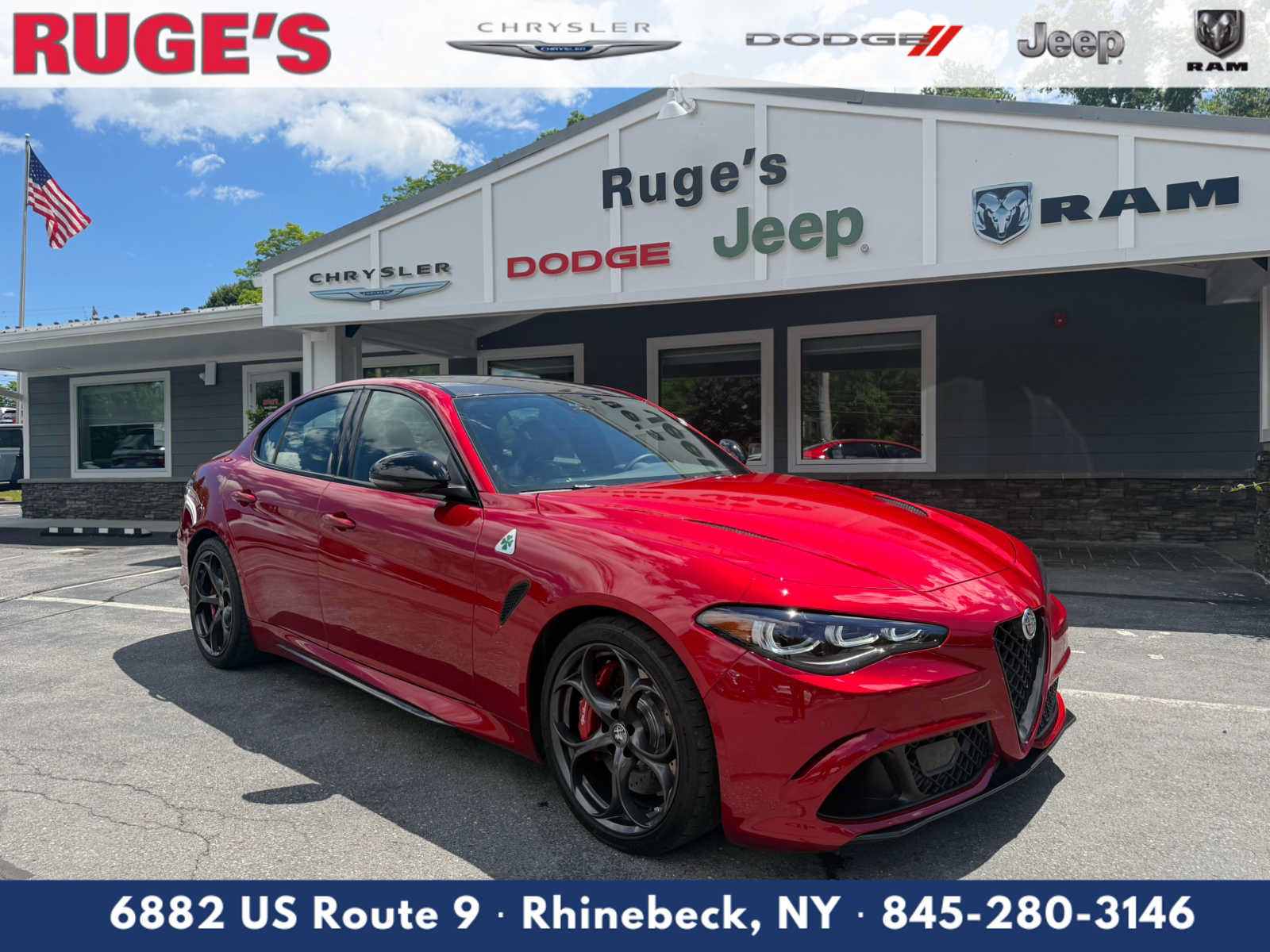 Used 2024 Alfa Romeo Giulia Quadrifoglio w/ Active Assist Plus Package RWD image 1