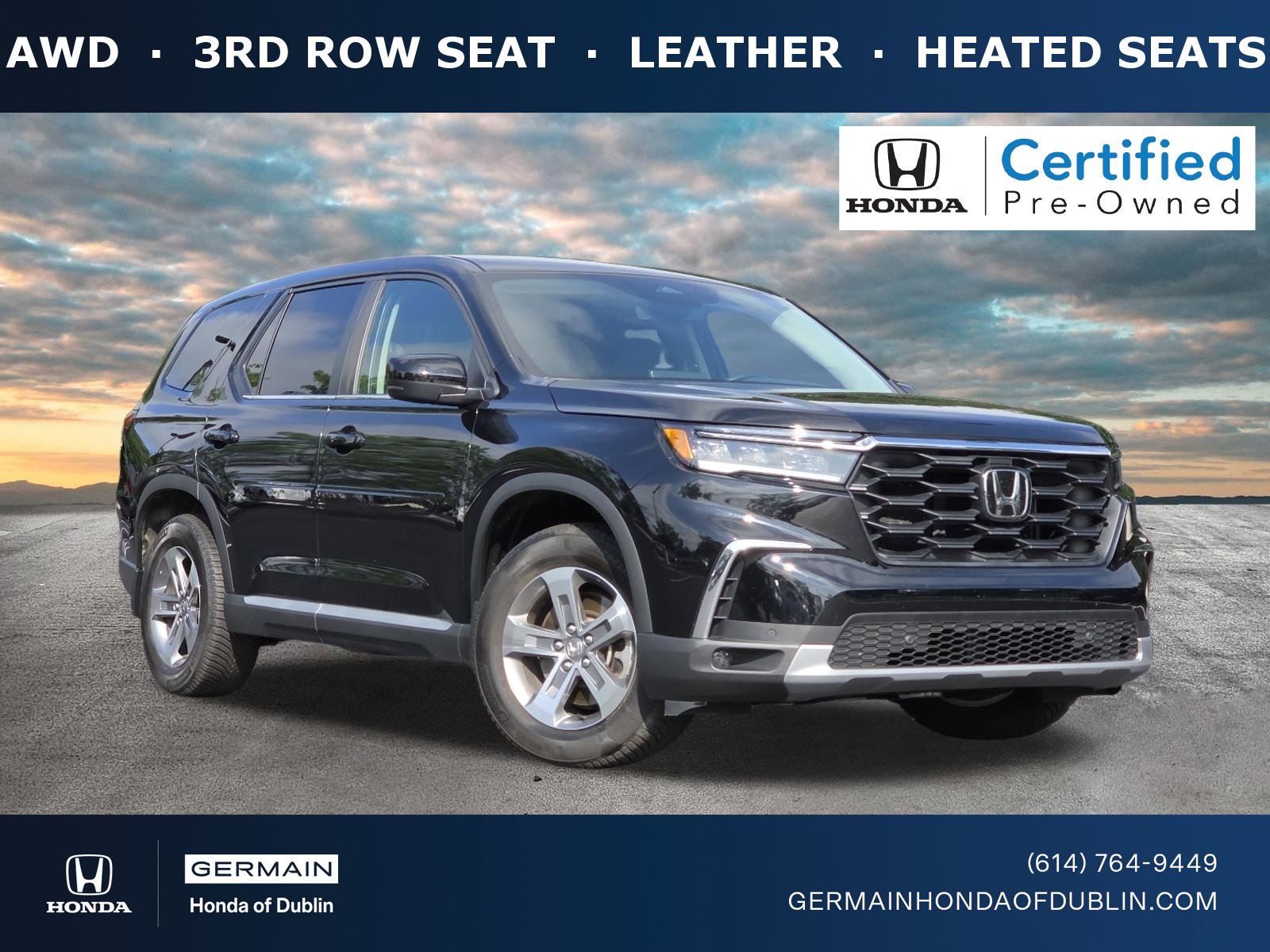 Certified 2023 Honda Pilot EX-L