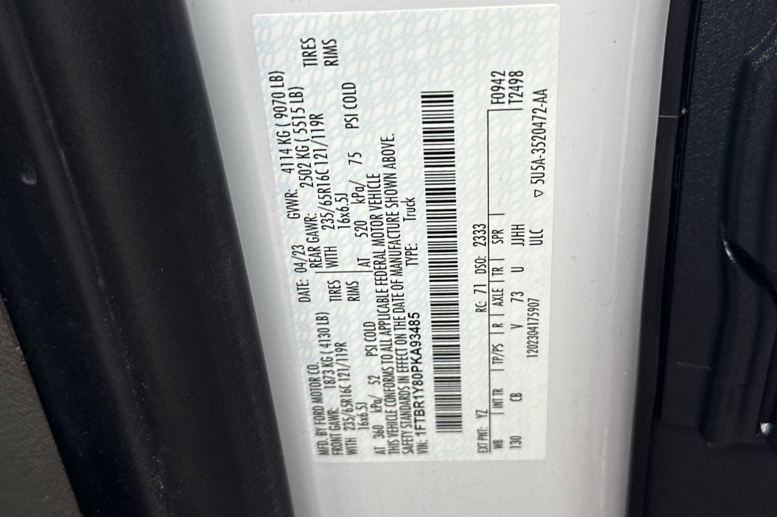 Used 2023 Ford Transit 250 Base w/ Exterior Upgrade Package image 27