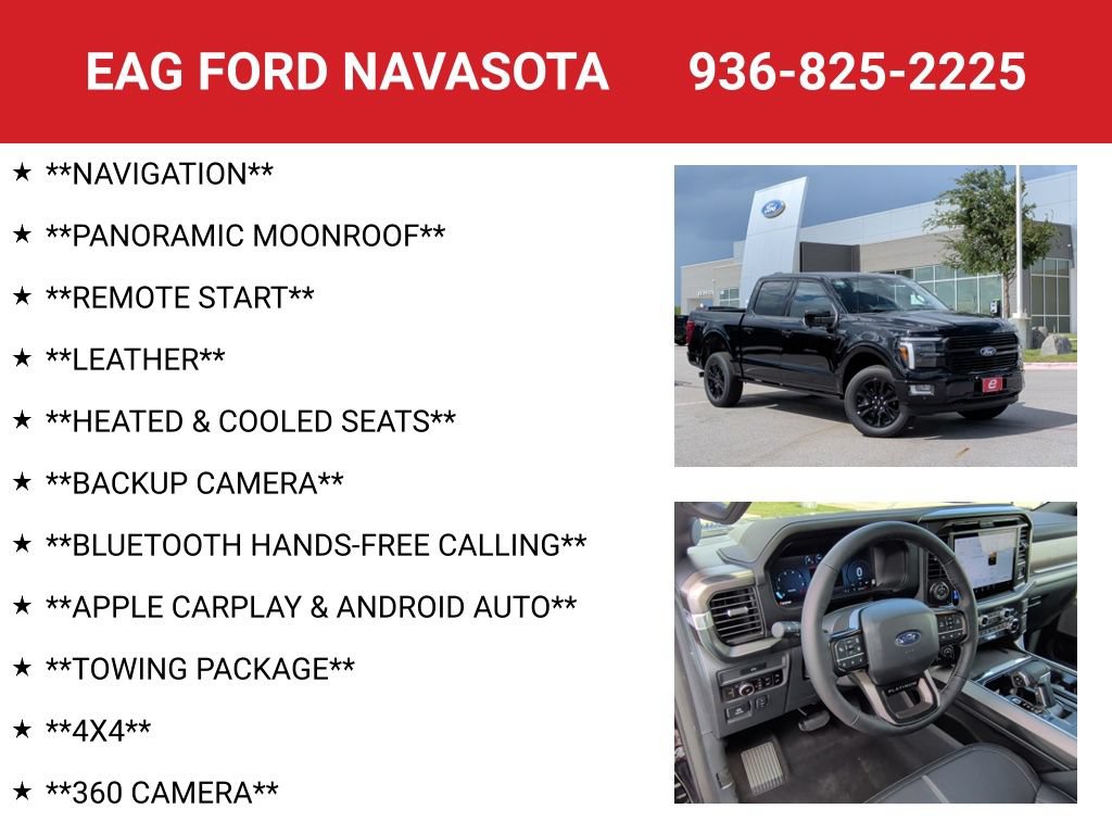New 2026 Ford F150 Platinum w/ Equipment Group 702A High AWD/4WD image 4