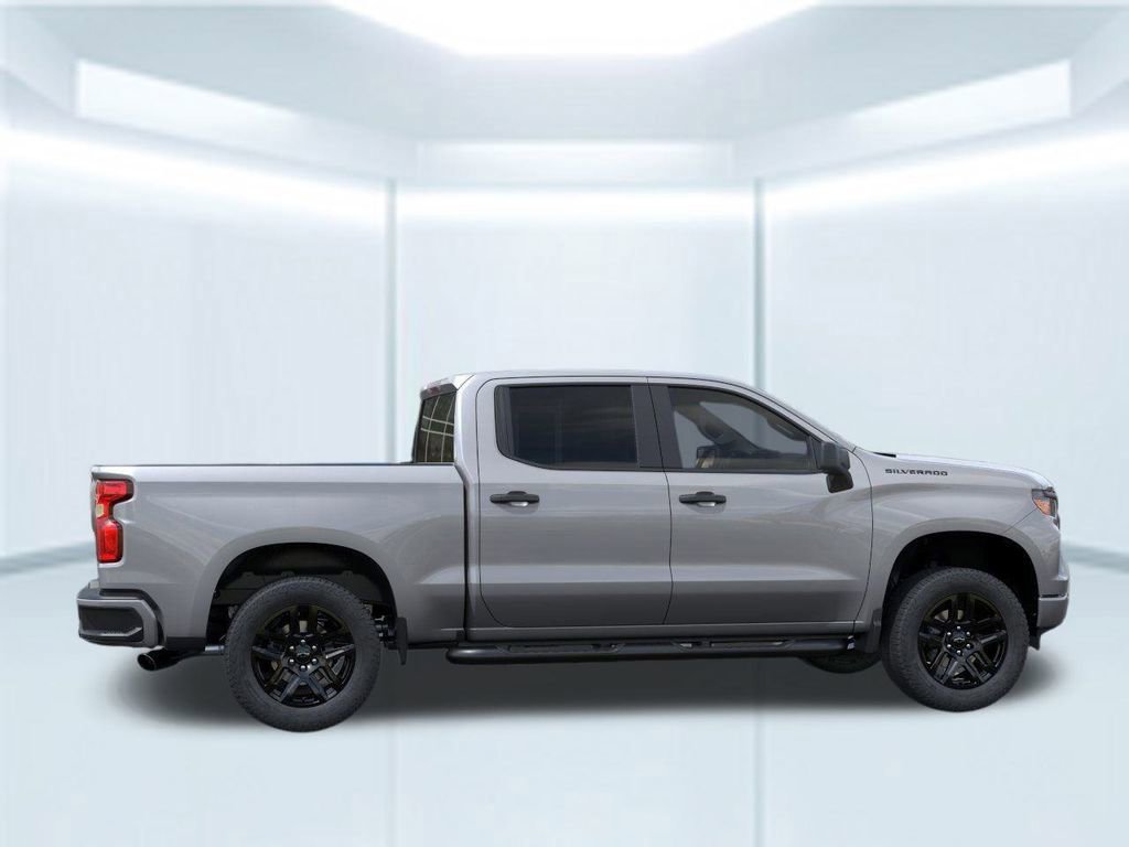 New 2026 Chevrolet Silverado 1500 Custom w/ Turbomax Blackout Package RWD image 8