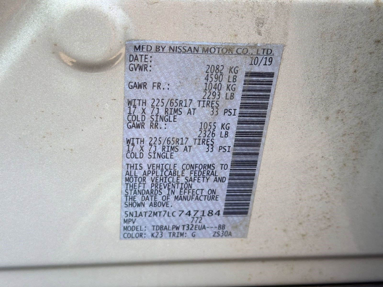 Used 2020 Nissan Rogue S FWD image 19
