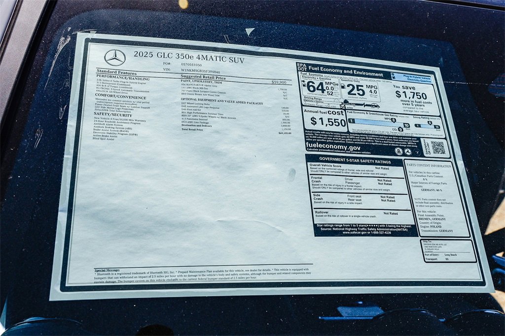 New 2025 Mercedes-Benz GLC 350e 4MATIC image 27