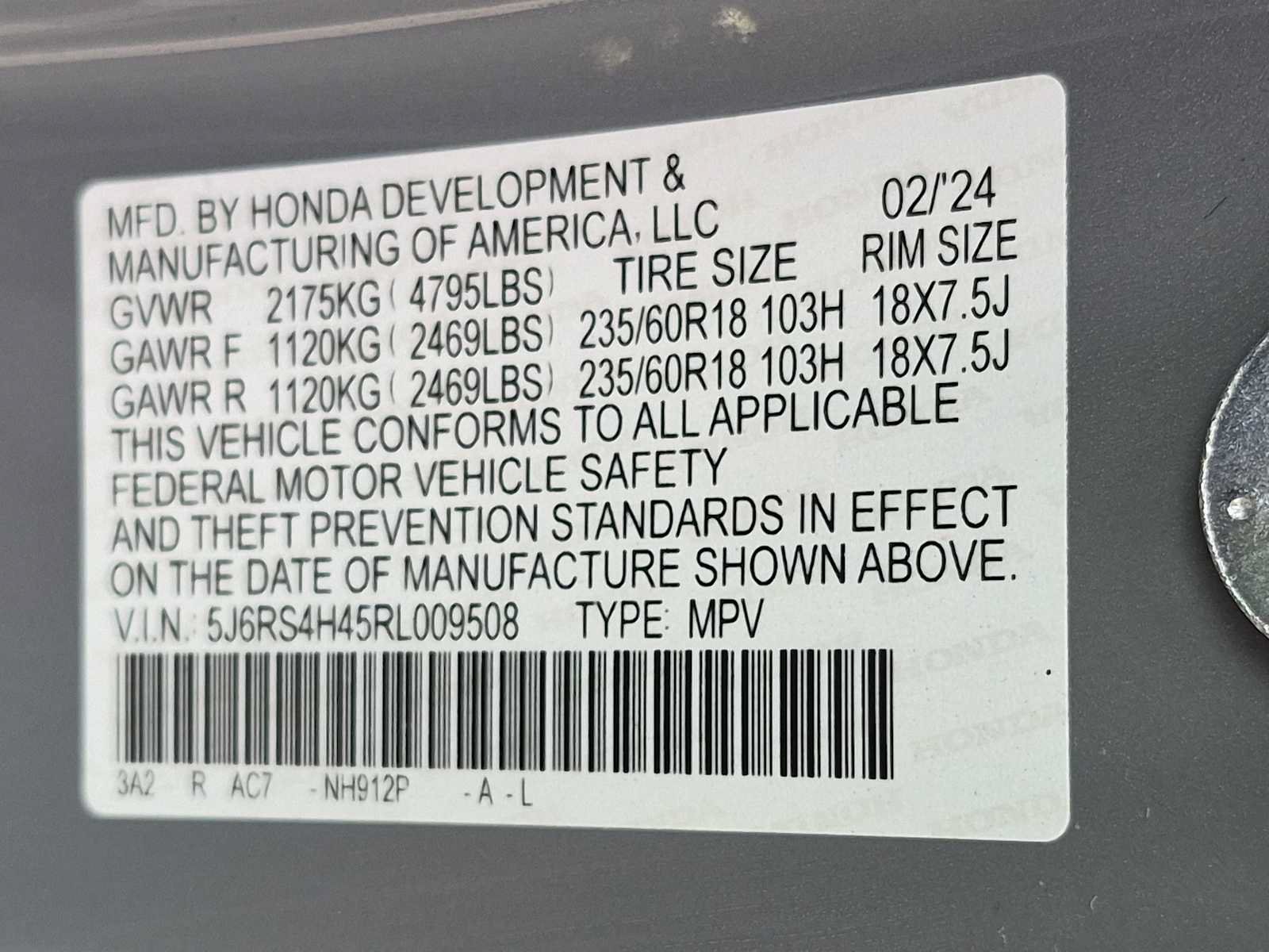 Certified 2024 Honda CR-V EX image 34