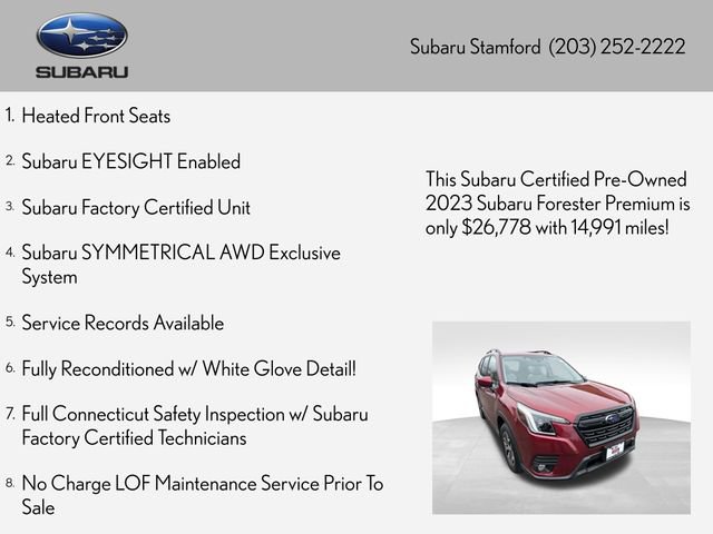 Certified 2023 Subaru Forester Premium image 2