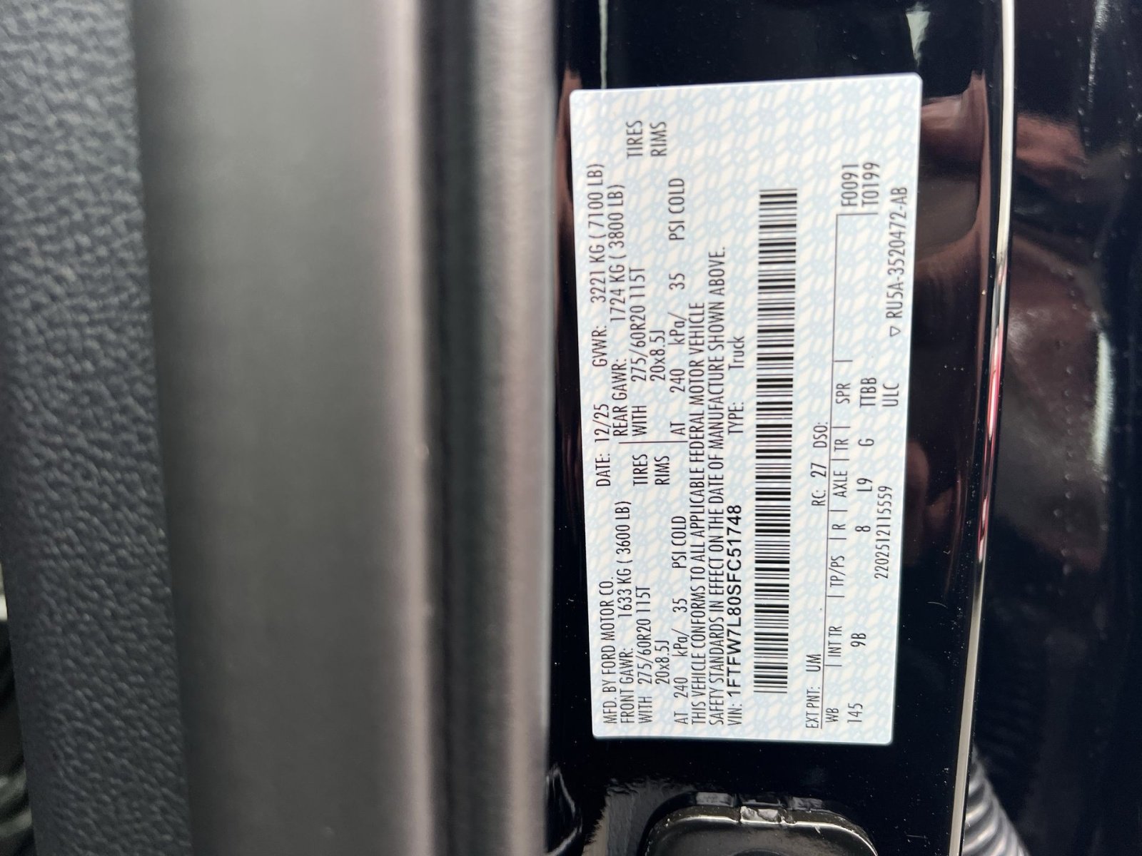 New 2025 Ford F150 Platinum w/ Equipment Group 702A High image 29