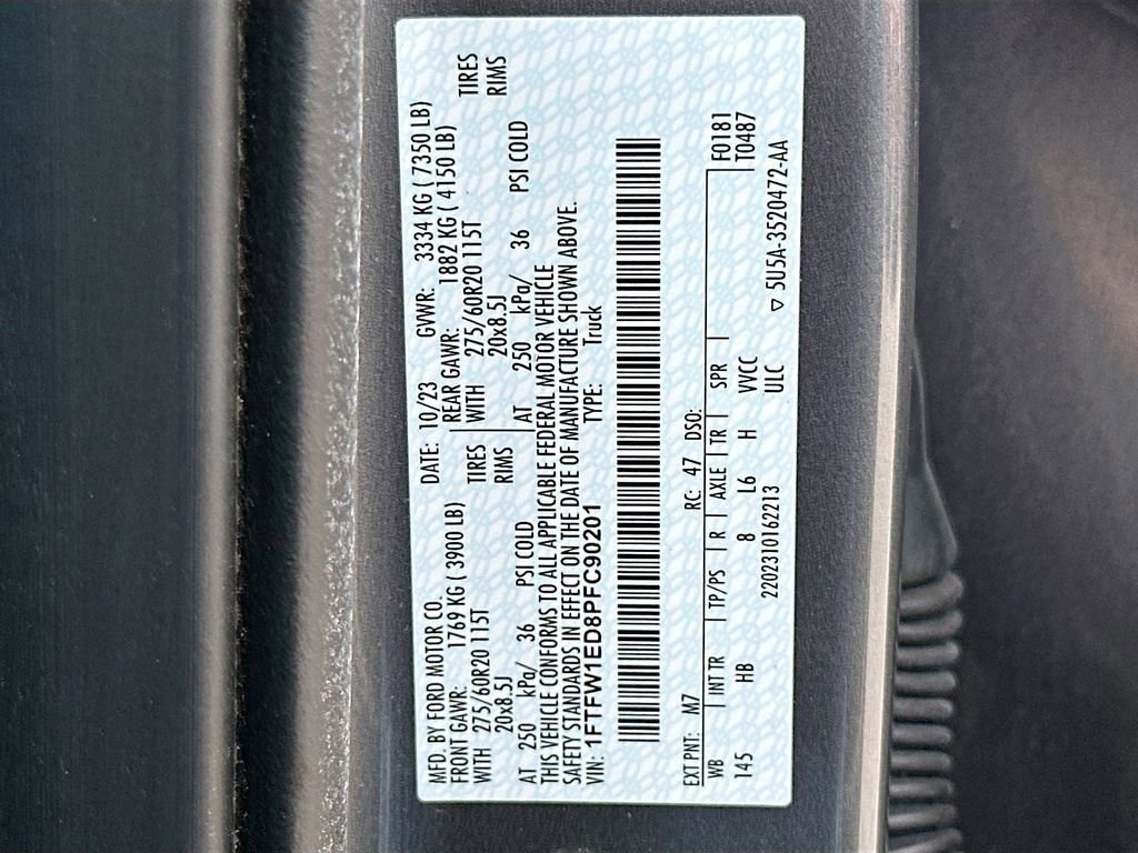 Used 2023 Ford F150 Lariat w/ Equipment Group 502A High image 32