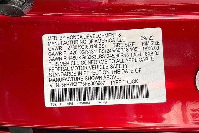 Used 2023 Honda Ridgeline RTL-E image 16