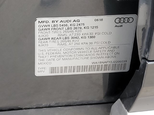 Used 2018 Audi Q5 2.0T Premium Plus w/ Premium Plus Package AWD/4WD image 18