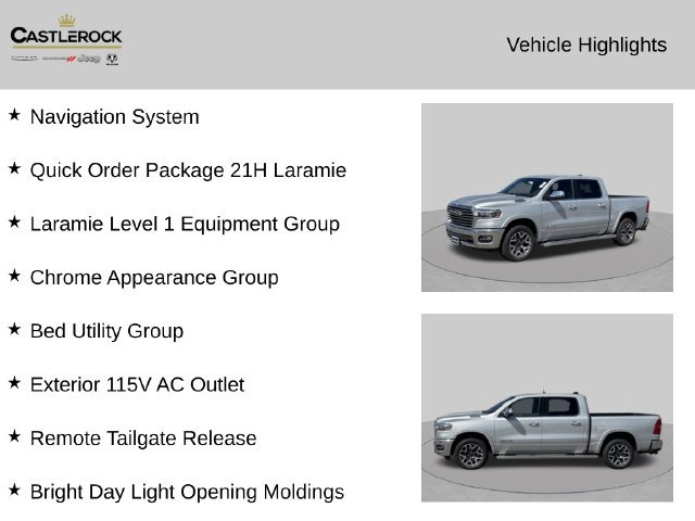 New 2026 RAM 1500 Laramie w/ Chrome Appearance Group AWD/4WD image 2