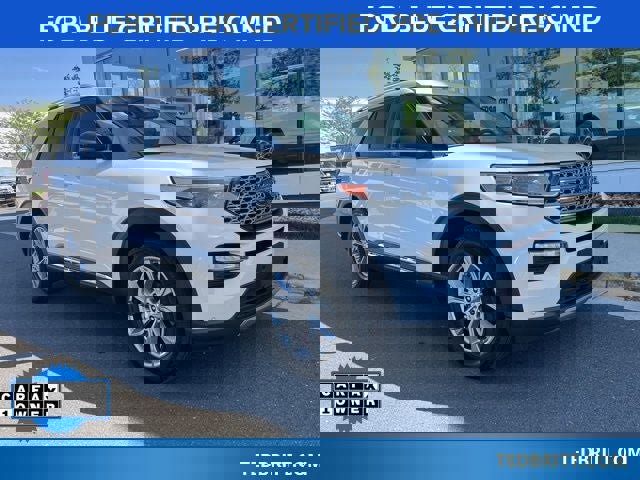 Certified 2023 Ford Explorer Limited w/ Limited Technology Package AWD/4WD image 1