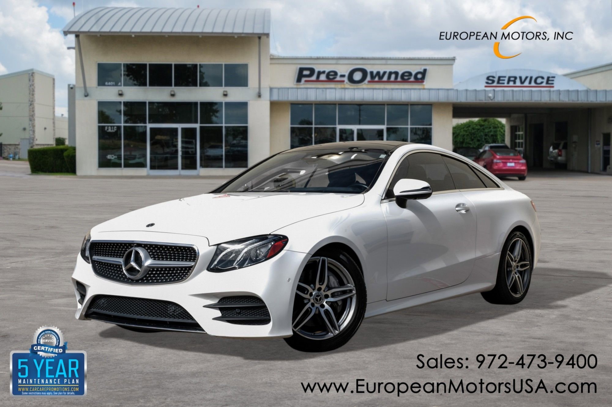 Used 2020 Mercedes-Benz E 450 Coupe w/ AMG Line image 1