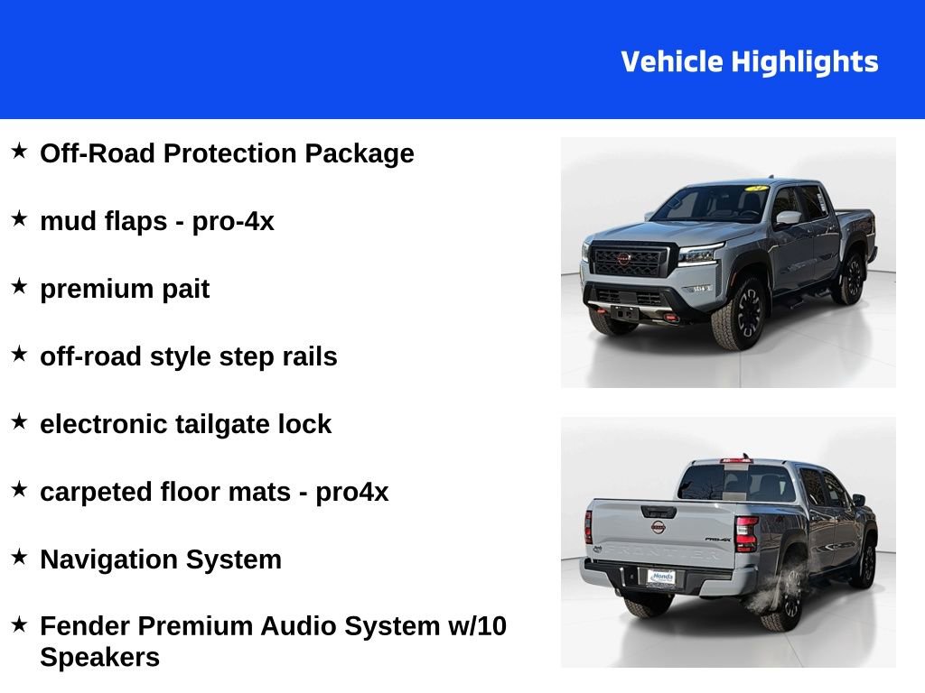 Used 2024 Nissan Frontier PRO-4X w/ Off-Road Protection Package image 4