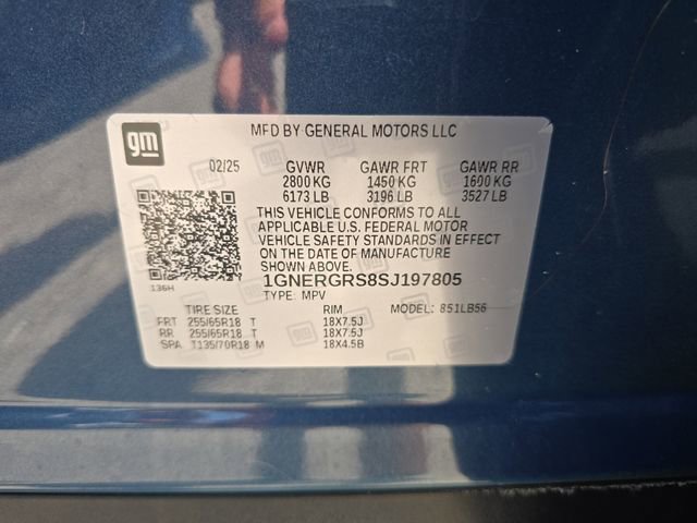 Used 2025 Chevrolet Traverse LT w/ LPO, Floor Liner Package FWD image 31