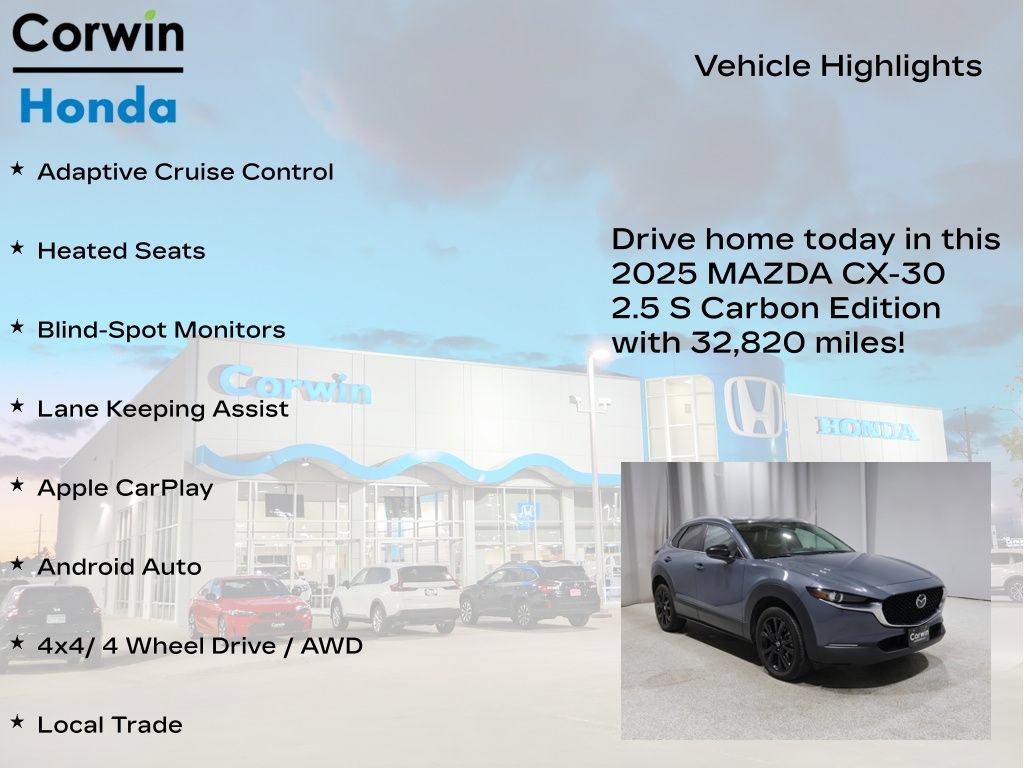 Used 2025 MAZDA CX-30 AWD 2.5 S w/ Preferred Package image 6