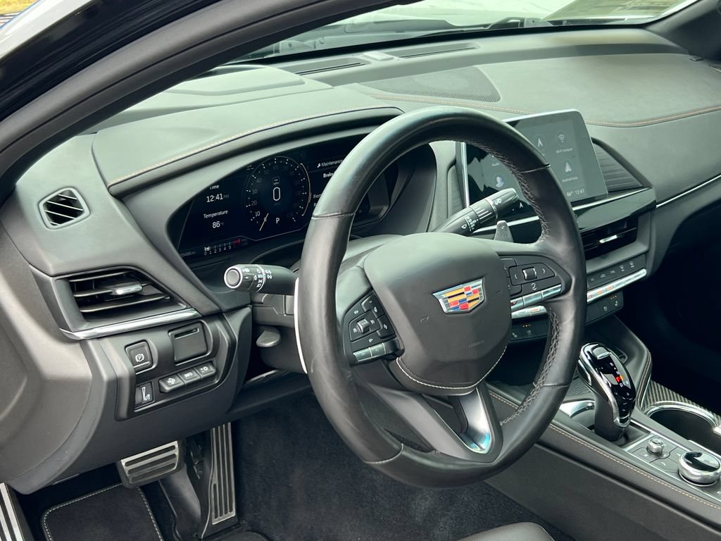 Certified 2024 Cadillac CT4 V w/ Navigation Package RWD image 5