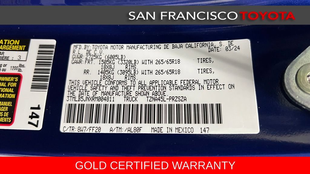 Certified 2024 Toyota Tacoma SR5 image 39