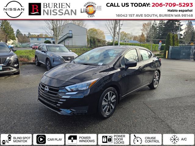 New 2025 Nissan Versa SV w/ Trunk Package FWD image 1