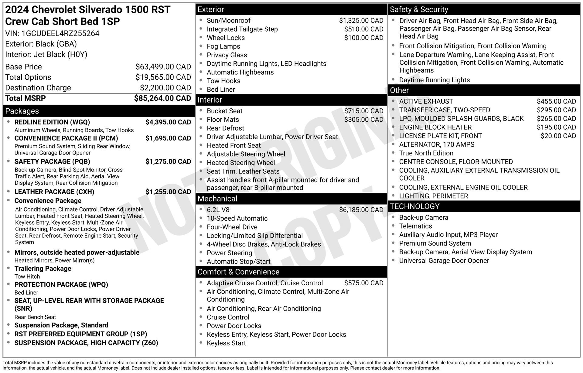 Used 2024 Chevrolet Silverado 1500 RST w/ Redline Edition AWD/4WD image 4