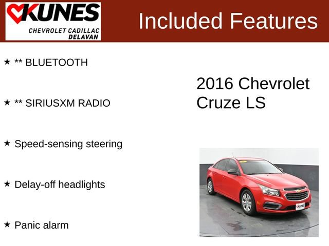 Used 2016 Chevrolet Cruze LS FWD image 3