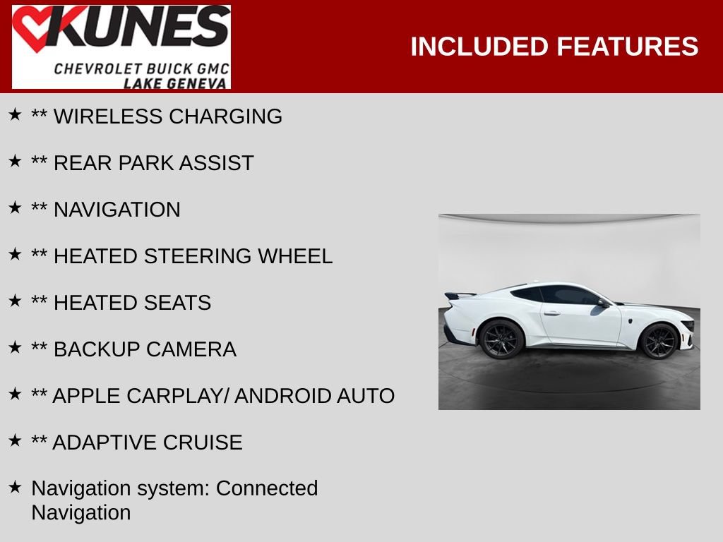 Used 2024 Ford Mustang Dark Horse w/ Security Package RWD image 2