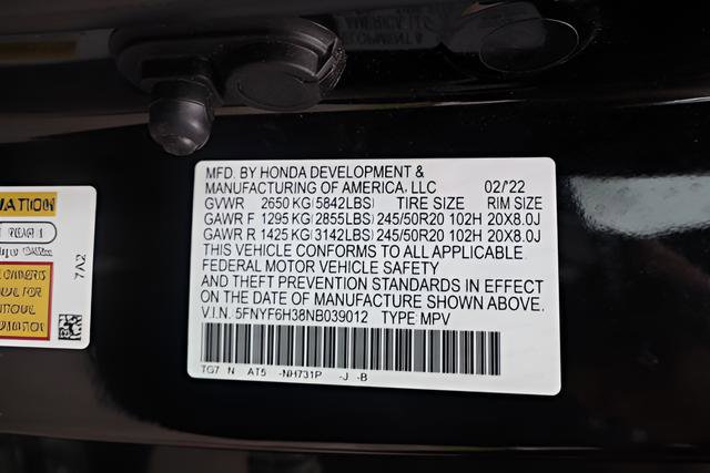 Used 2022 Honda Pilot Sport image 10