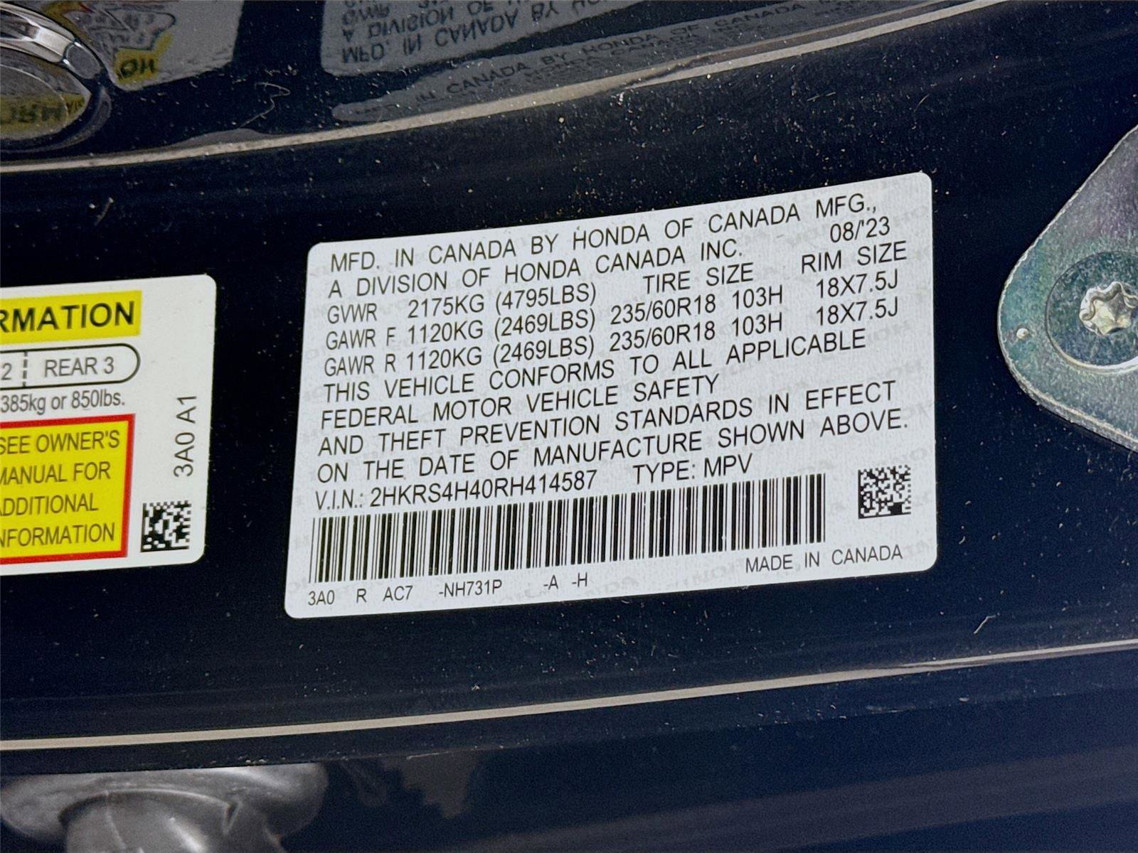 Certified 2024 Honda CR-V EX image 23