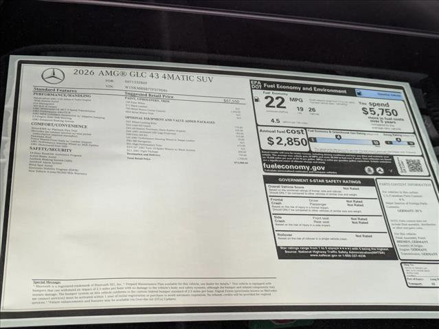 New 2026 Mercedes-Benz GLC 43 AMG 4MATIC image 19