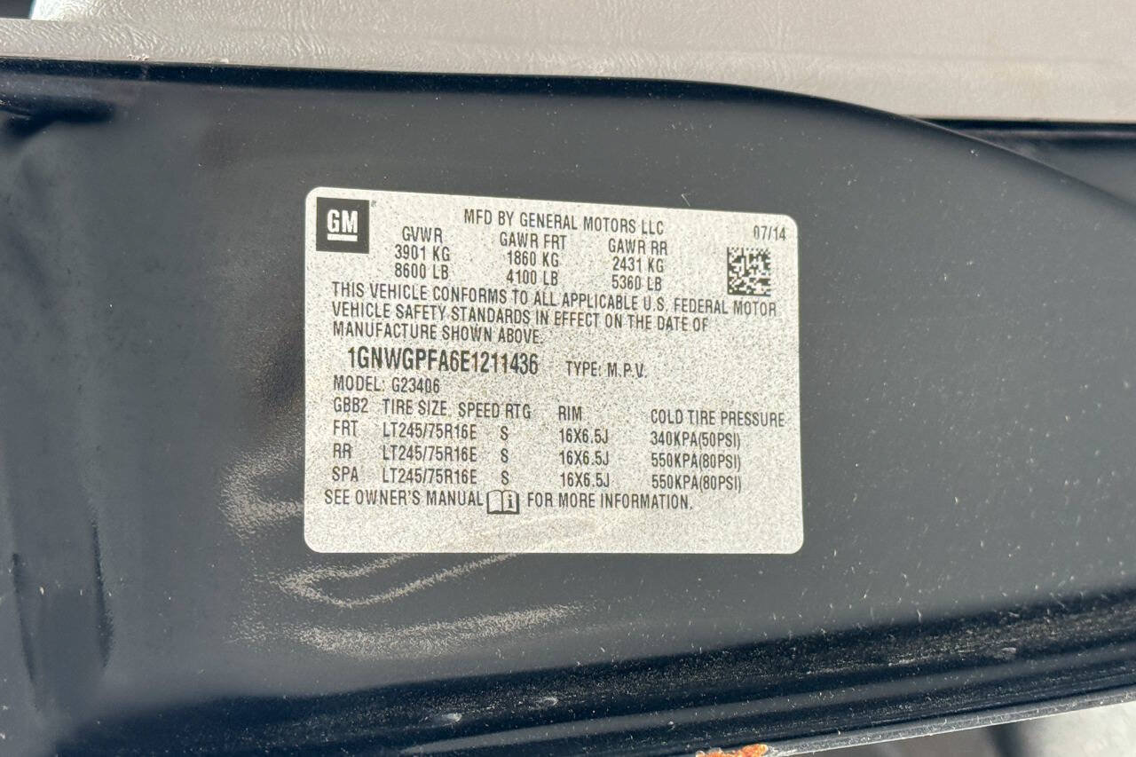 Used 2014 Chevrolet Express 2500 LS RWD image 19