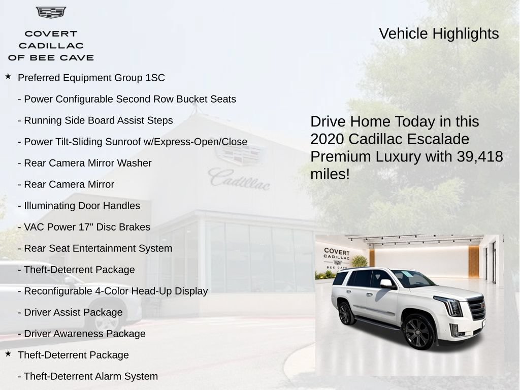 Used 2020 Cadillac Escalade Premium Luxury RWD image 6