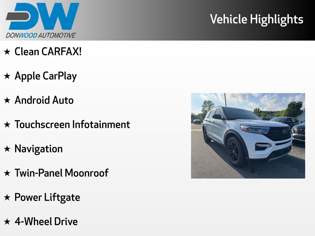Used 2021 Ford Explorer XLT w/ Equipment Group 202A AWD/4WD image 3