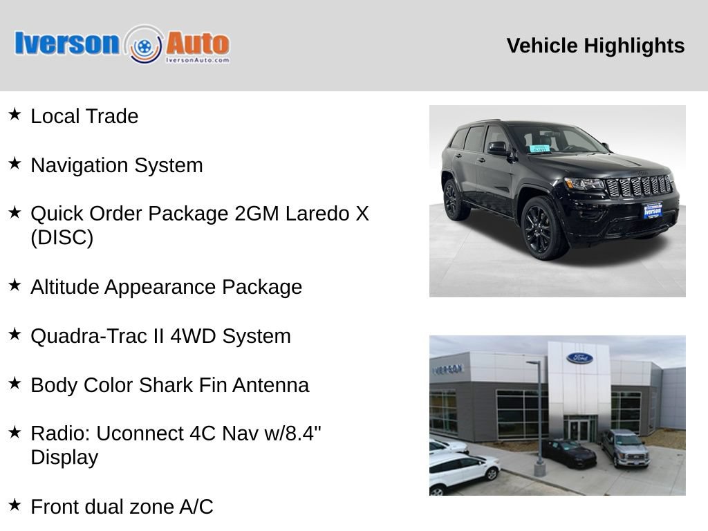 Used 2022 Jeep Grand Cherokee Laredo X AWD/4WD image 2