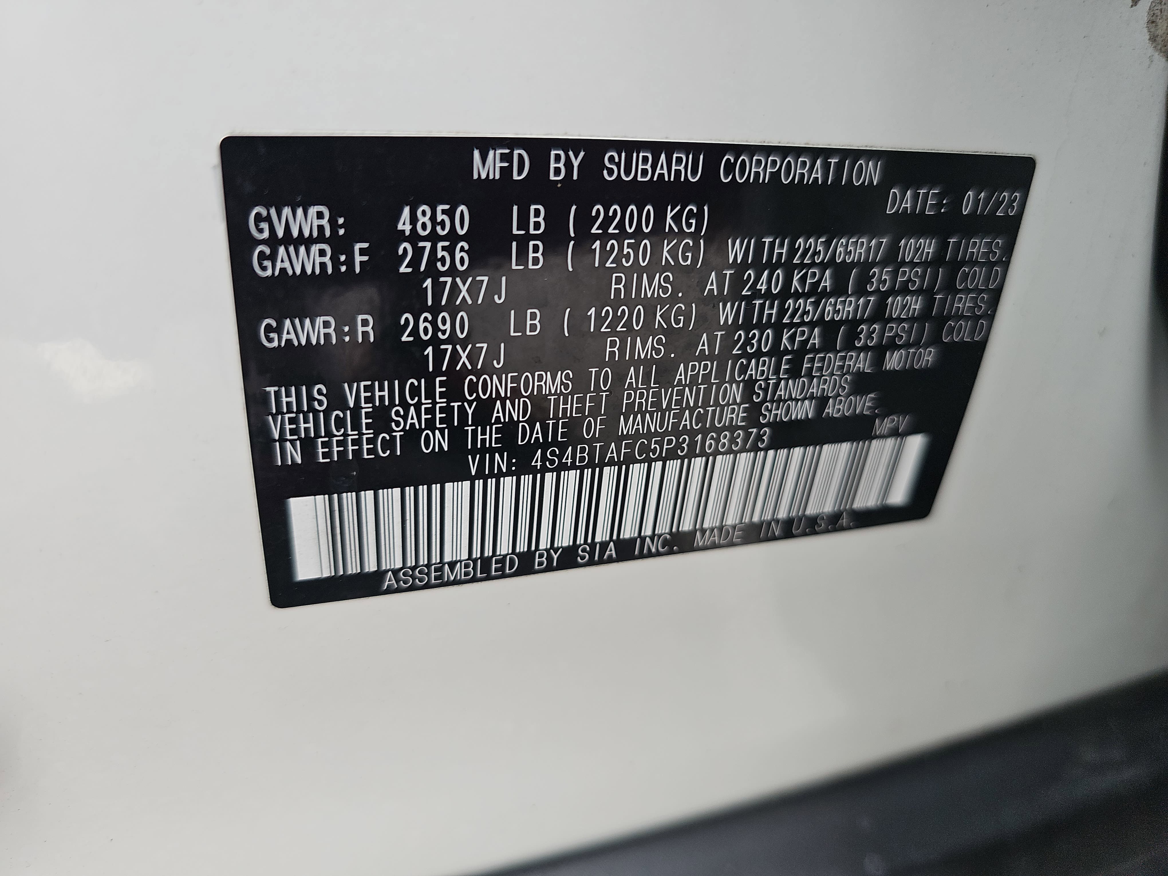 Used 2023 Subaru Outback Premium AWD/4WD image 35