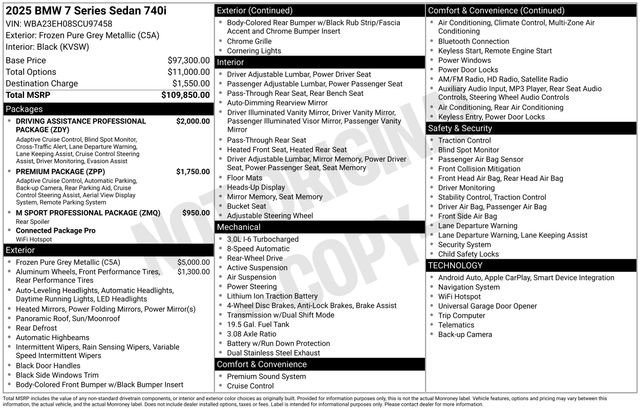 Certified 2025 BMW 740i image 11