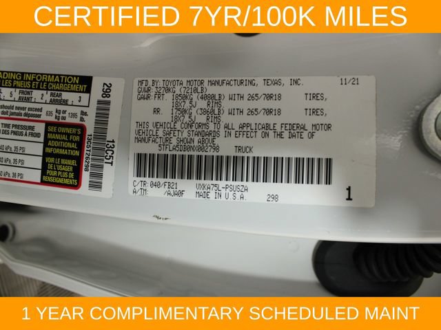 Used 2022 Toyota Tundra SR5 w/ SR5 Convenience Package AWD/4WD image 27