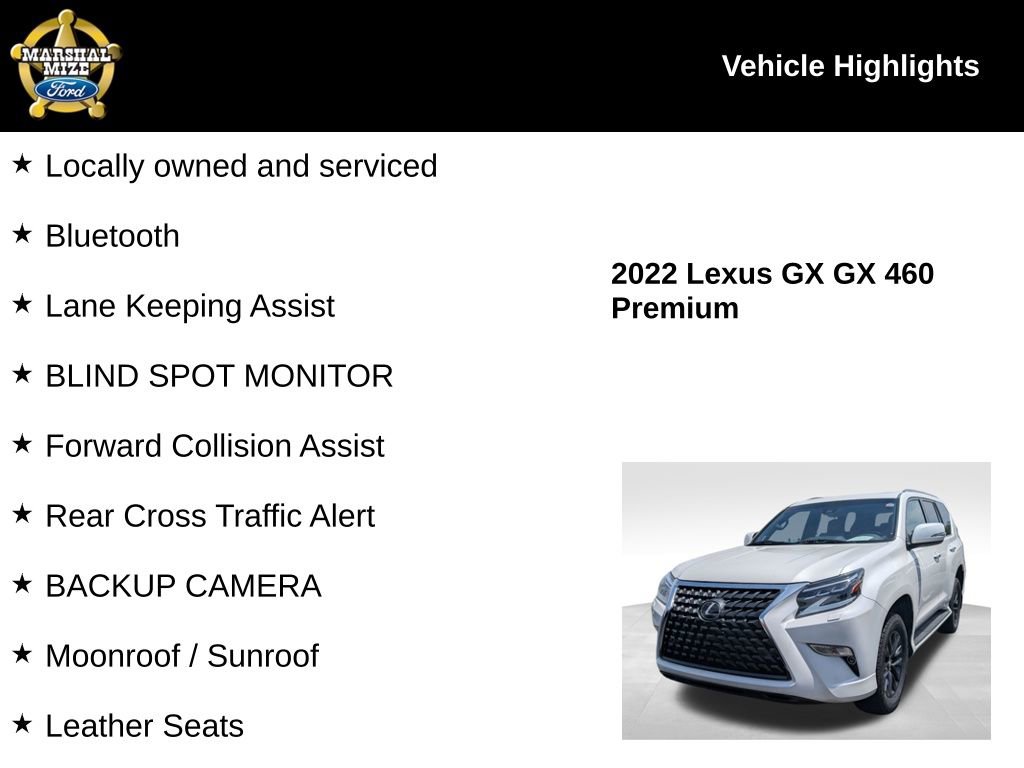 Used 2022 Lexus GX 460 Premium w/ Premium Package AWD/4WD image 2