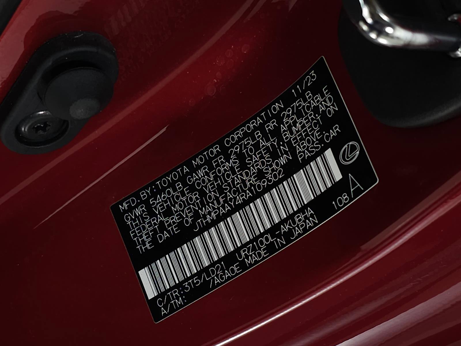 Certified 2024 Lexus LC 500 Convertible w/ Touring Package image 36