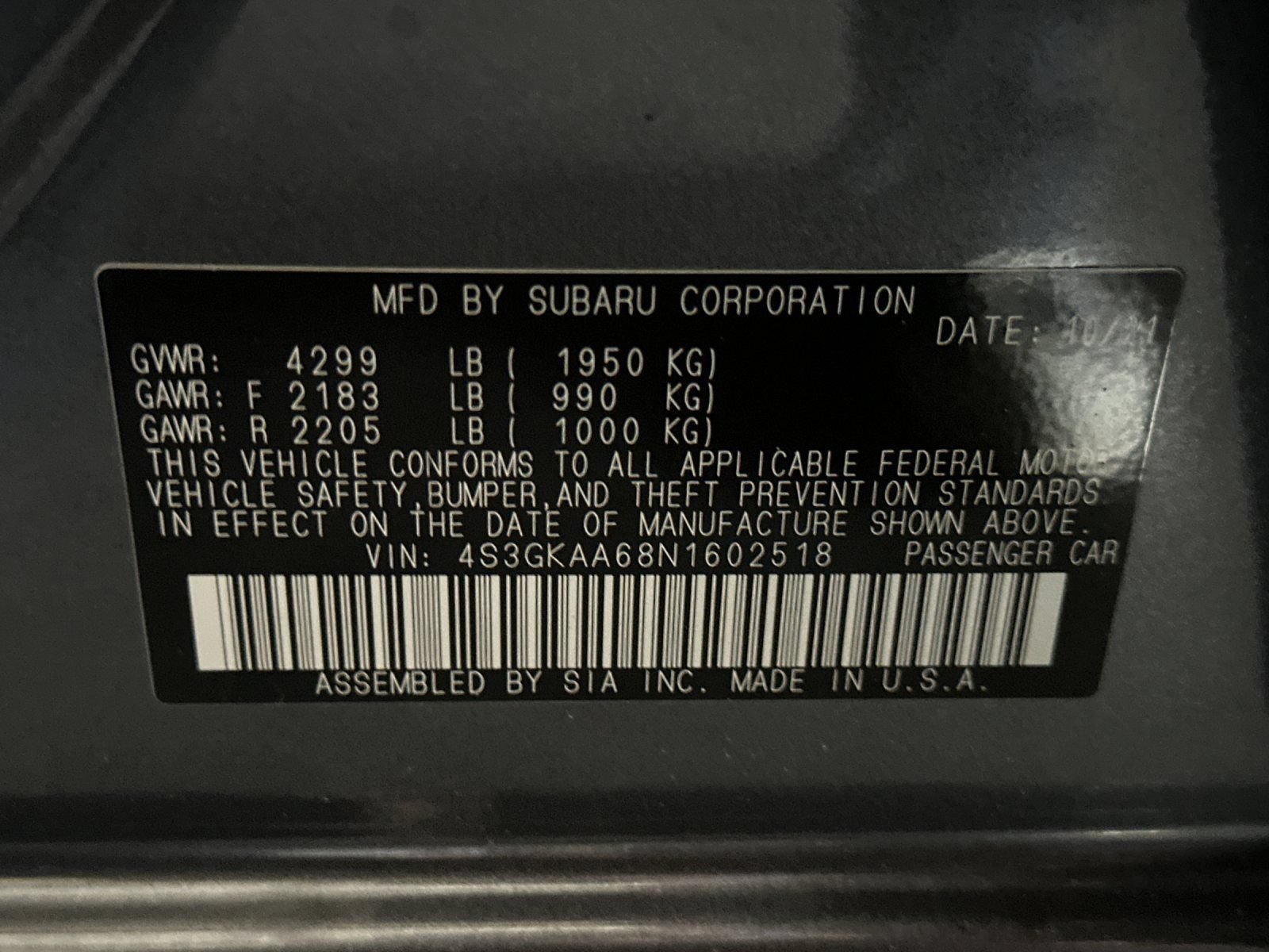 Used 2022 Subaru Impreza 2.0i AWD/4WD image 35