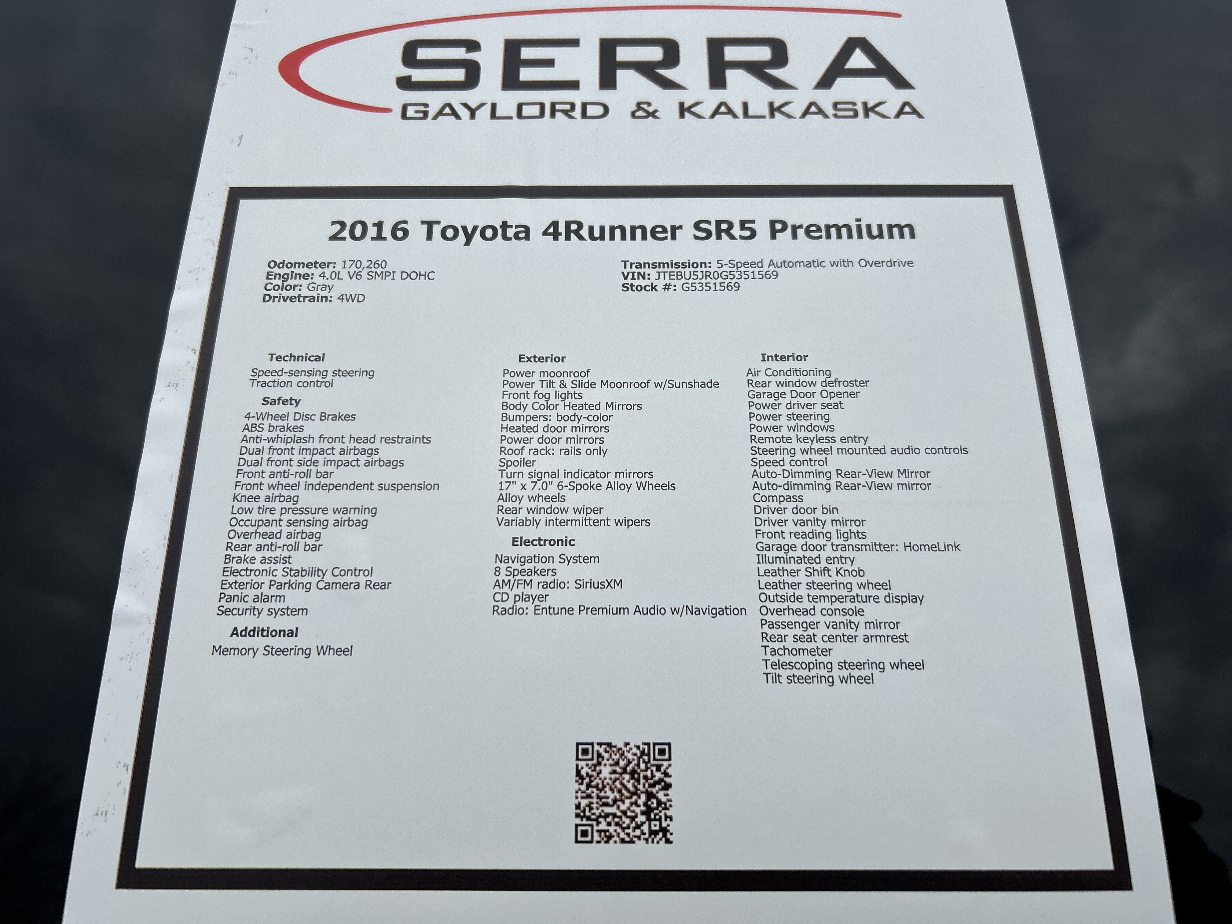 Used 2016 Toyota 4Runner SR5 Premium image 27