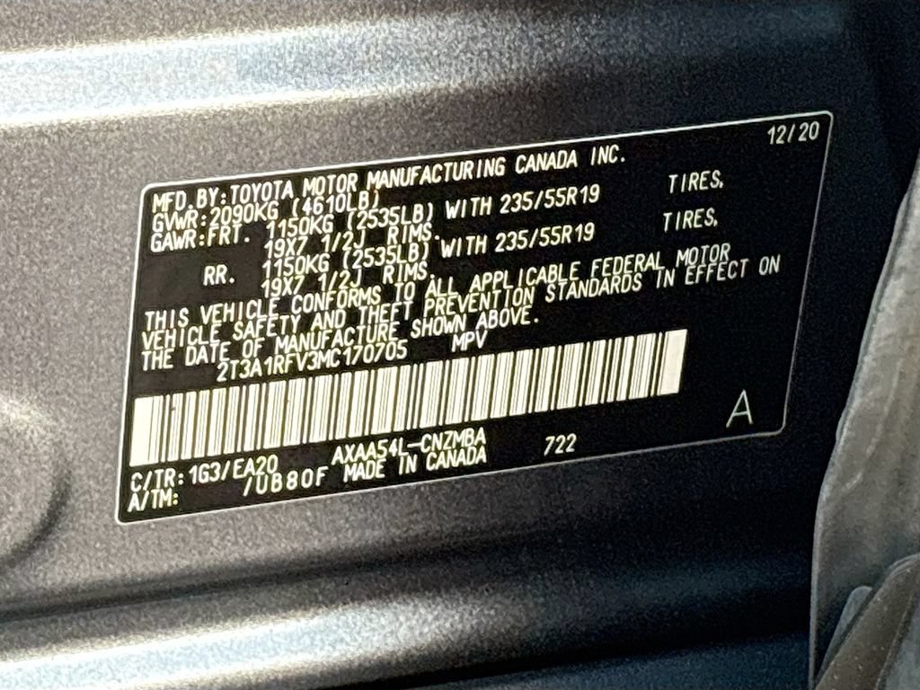 Used 2021 Toyota RAV4 XLE Premium AWD/4WD image 35