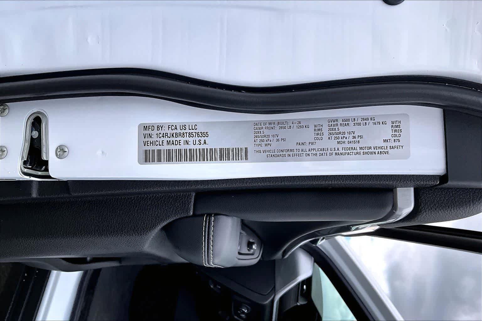 New 2026 Jeep Grand Cherokee L Limited AWD/4WD image 21