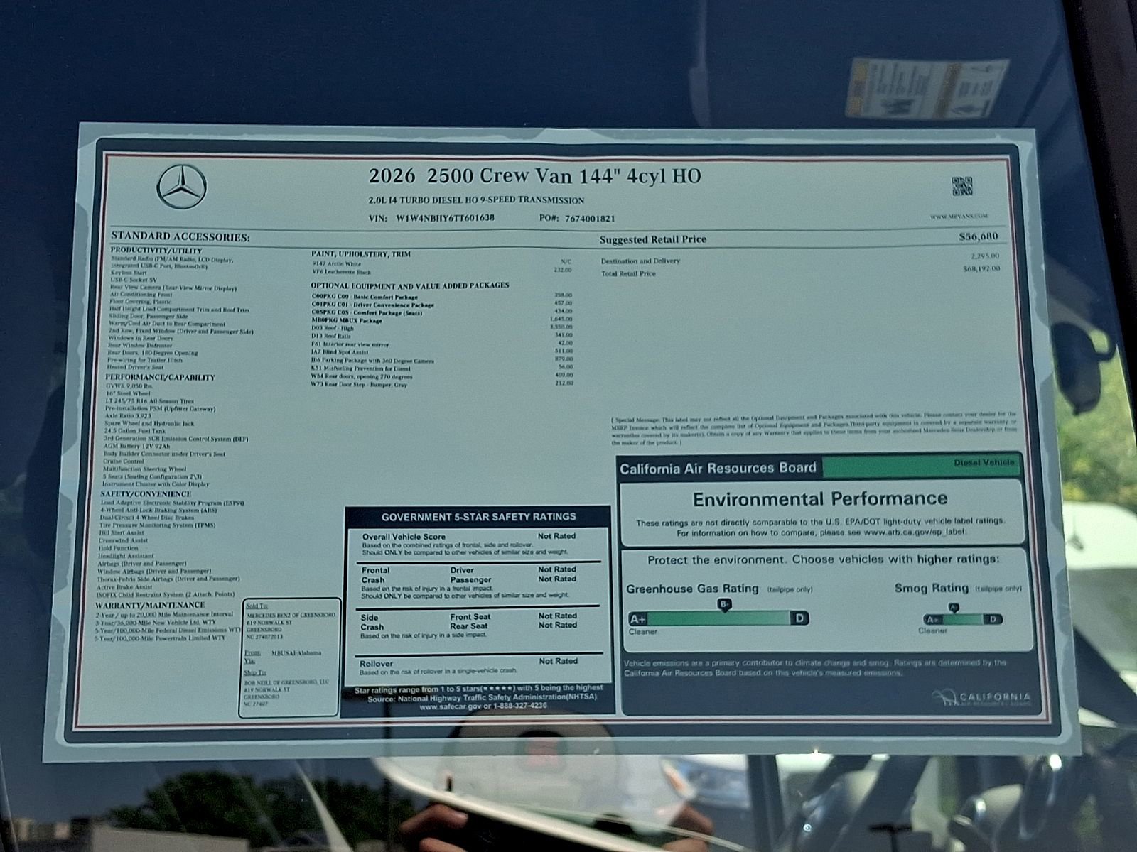 New 2026 Mercedes-Benz Sprinter 2500 image 17