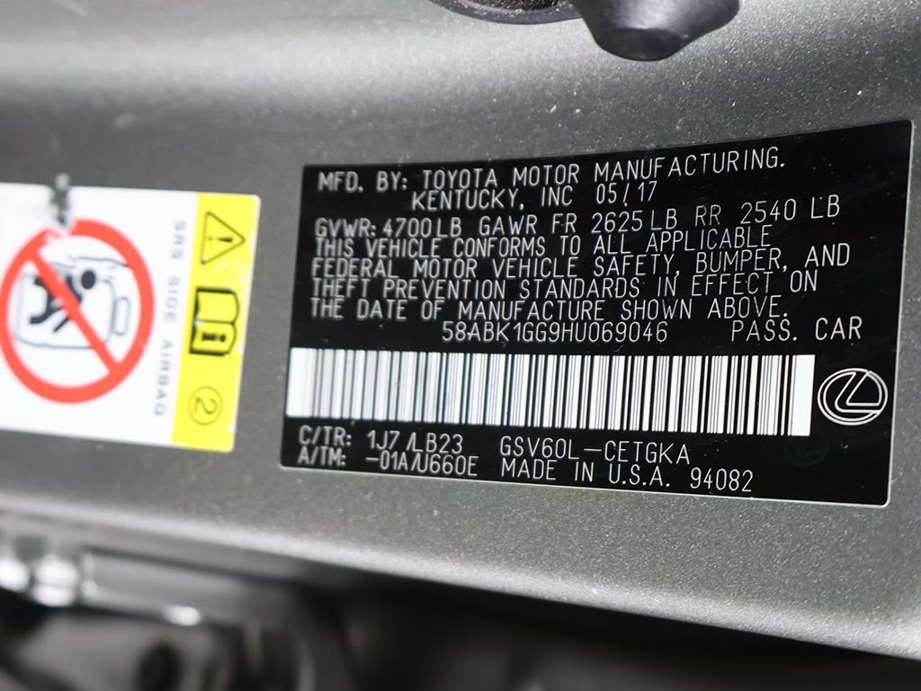 Used 2017 Lexus ES 350 w/ Luxury Package FWD image 56