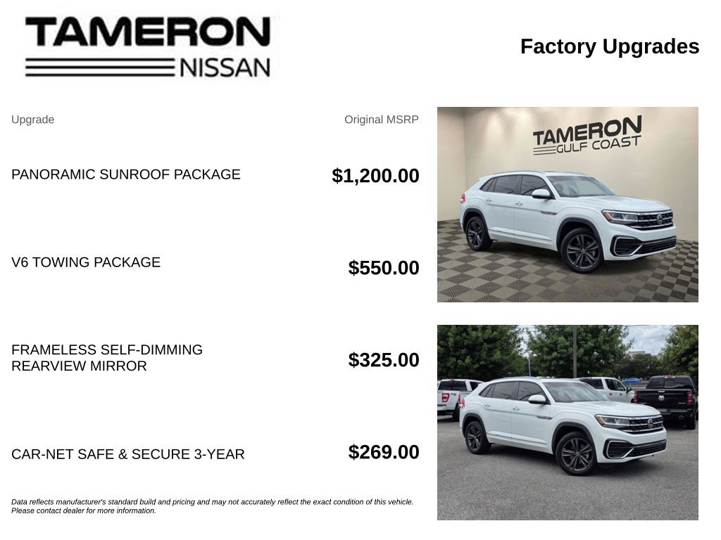 Used 2021 Volkswagen Atlas Cross Sport SE w/ Panoramic Sunroof Package FWD image 6