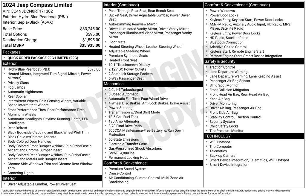 Used 2024 Jeep Compass Limited image 9