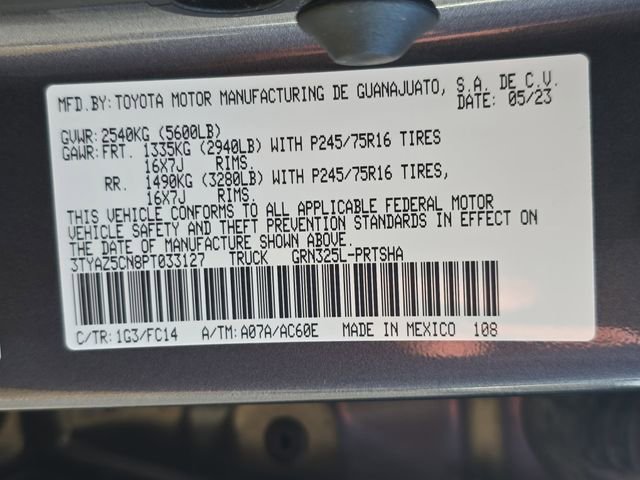 Certified 2023 Toyota Tacoma SR5 image 35