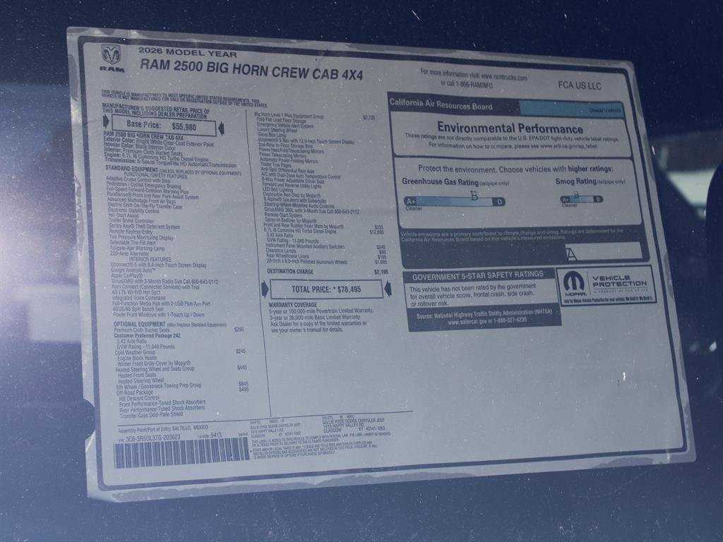 New 2026 RAM 2500 Big Horn image 9