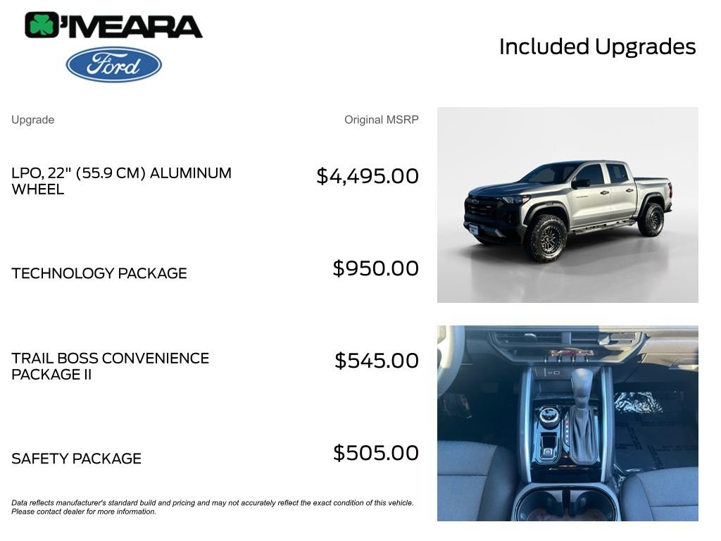 Used 2024 Chevrolet Colorado Trail Boss w/ Technology Package image 4