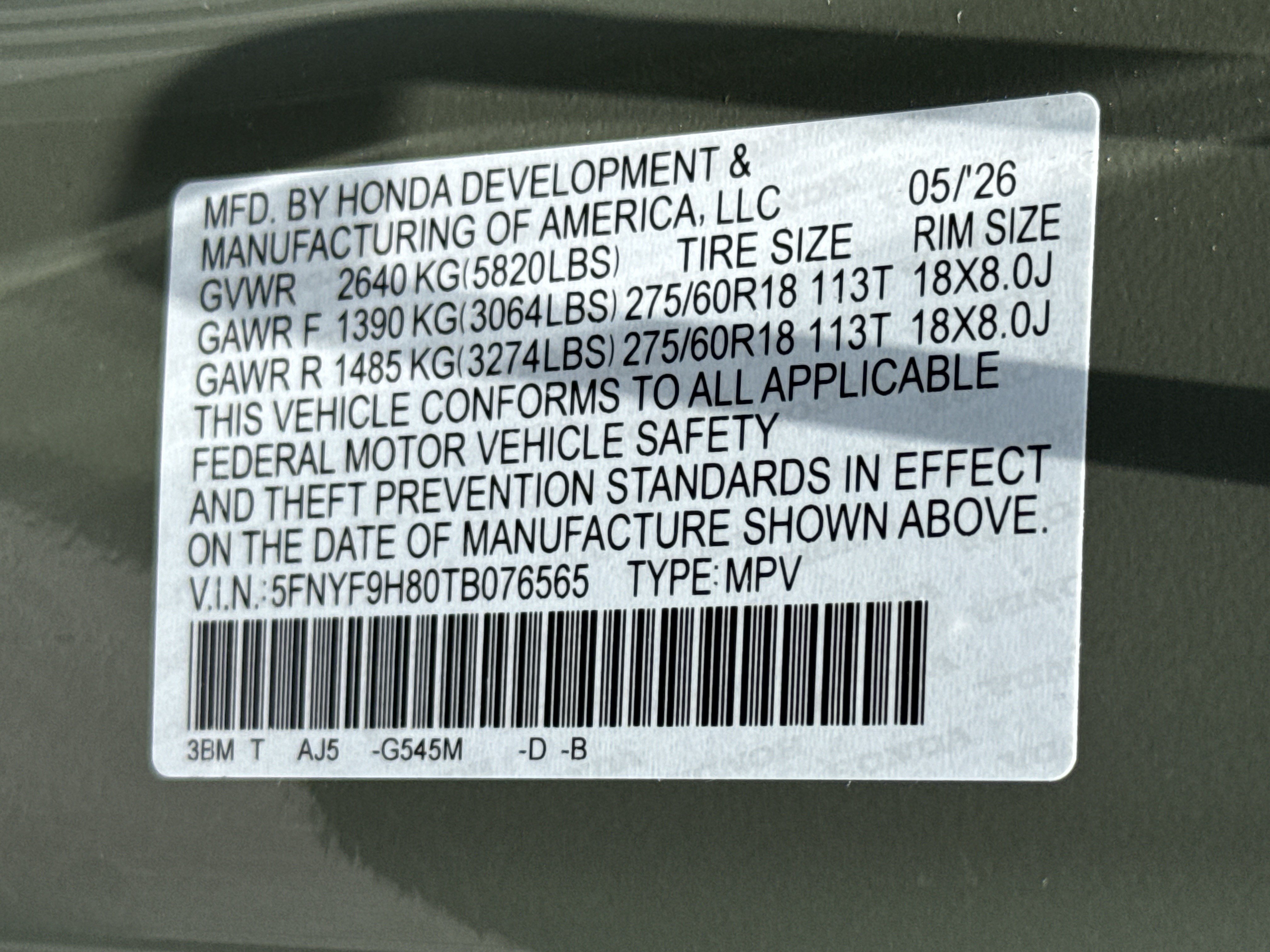 Used 2026 Honda Passport TrailSport Elite image 36
