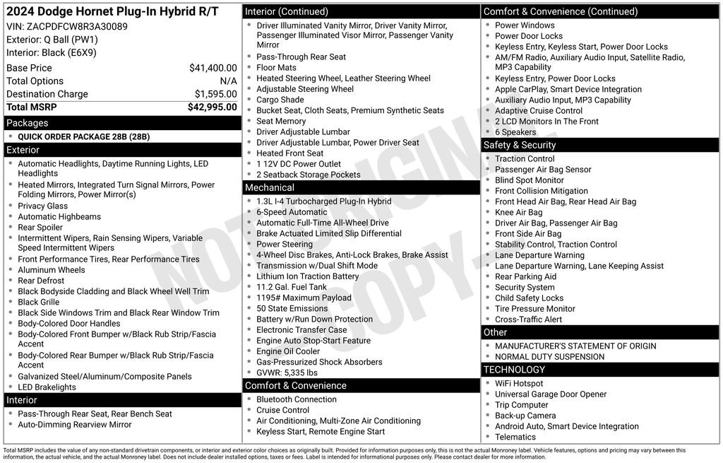 Used 2024 Dodge Hornet R/T image 36